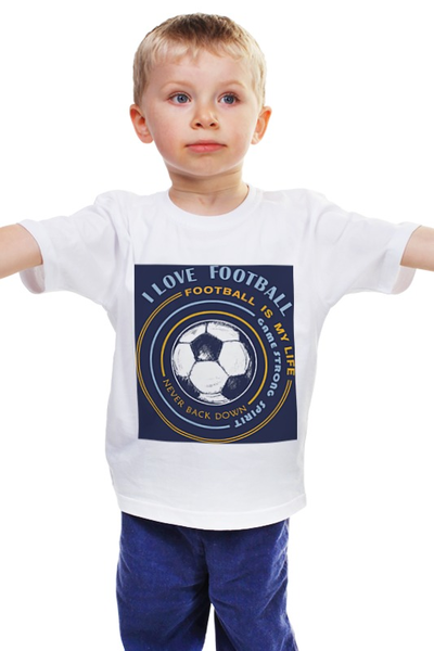 Заказать детскую футболку в Москве. Детская футболка классическая унисекс Без названия от Logan Patch - готовые дизайны и нанесение принтов.