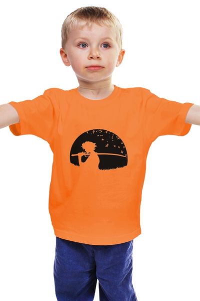 Заказать детскую футболку в Москве. Детская футболка классическая унисекс Samurai от skynatural - готовые дизайны и нанесение принтов.