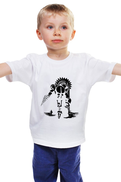 Заказать детскую футболку в Москве. Детская футболка классическая унисекс Biochock - Big Daddy от priceless - готовые дизайны и нанесение принтов.