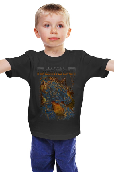 Заказать детскую футболку в Москве. Детская футболка классическая унисекс Битвы Богов от printik - готовые дизайны и нанесение принтов.