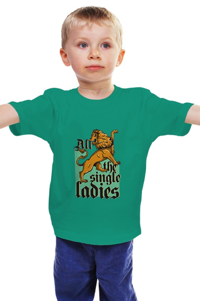 Заказать детскую футболку в Москве. Детская футболка классическая унисекс Царь природы от Ирина - готовые дизайны и нанесение принтов.