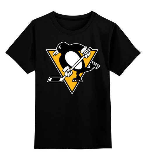 Заказать детскую футболку в Москве. Детская футболка классическая унисекс Pittsburgh Penguins от Nos  - готовые дизайны и нанесение принтов.