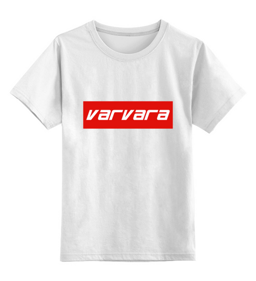 Заказать детскую футболку в Москве. Детская футболка классическая унисекс Varvara от THE_NISE  - готовые дизайны и нанесение принтов.