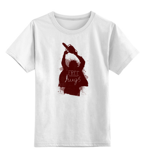 Заказать детскую футболку в Москве. Детская футболка классическая унисекс Free Hugs от geekbox - готовые дизайны и нанесение принтов.