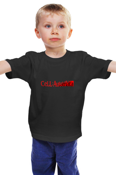 Заказать детскую футболку в Москве. Детская футболка классическая унисекс Cell Automata от THE_NISE  - готовые дизайны и нанесение принтов.