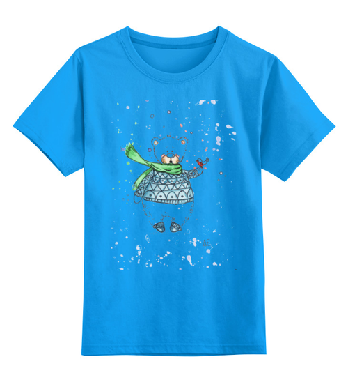 Заказать детскую футболку в Москве. Детская футболка классическая унисекс Белый мишка от elenavishenka@yandex.ru - готовые дизайны и нанесение принтов.