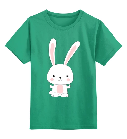 Заказать детскую футболку в Москве. Детская футболка классическая унисекс Bad Rabbit от skynatural - готовые дизайны и нанесение принтов.