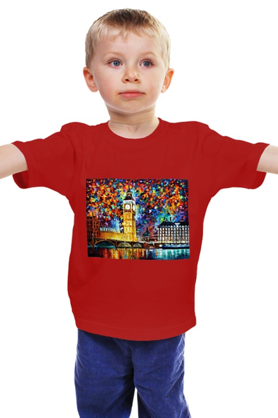 Заказать детскую футболку в Москве. Детская футболка классическая унисекс Лондон от Fil6 - готовые дизайны и нанесение принтов.