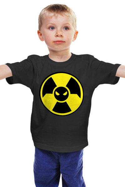 Заказать детскую футболку в Москве. Детская футболка классическая унисекс RADIATION от Jimmy Flash - готовые дизайны и нанесение принтов.