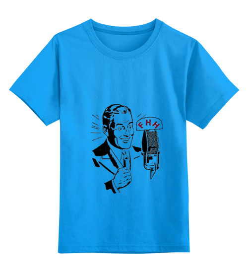 Заказать детскую футболку в Москве. Детская футболка классическая унисекс Радио от tito - готовые дизайны и нанесение принтов.