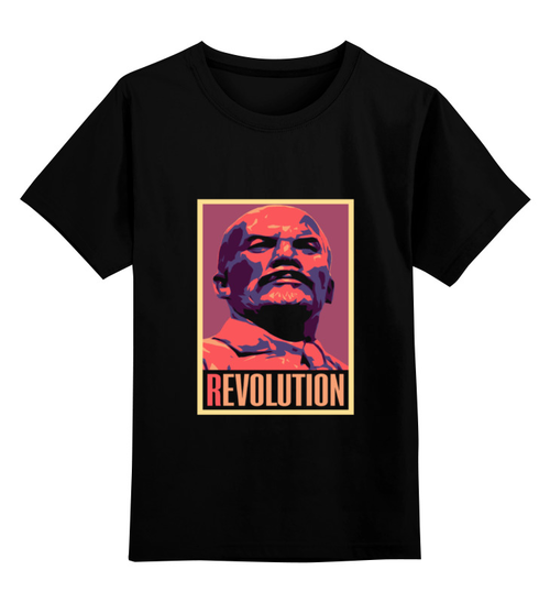 Заказать детскую футболку в Москве. Детская футболка классическая унисекс Revolution от Fedor - готовые дизайны и нанесение принтов.
