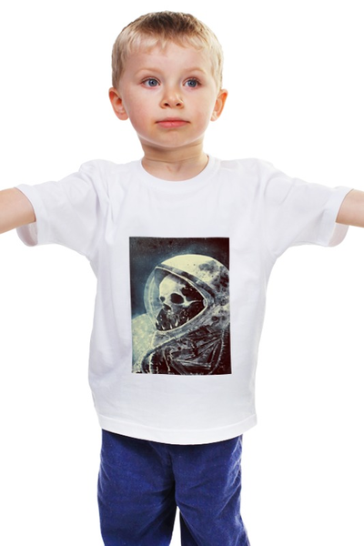 Заказать детскую футболку в Москве. Детская футболка классическая унисекс Безлюдный космос от Виктор Глазков - готовые дизайны и нанесение принтов.
