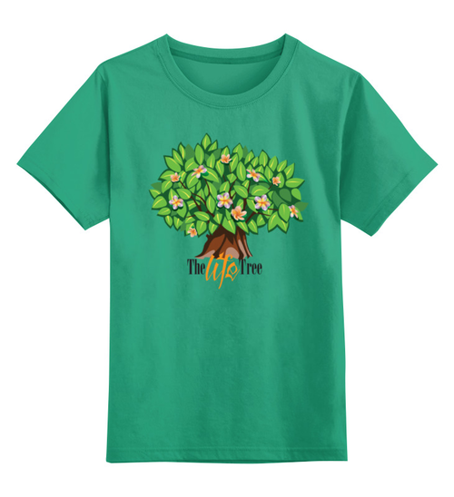 Заказать детскую футболку в Москве. Детская футболка классическая унисекс iCalistini The Life Tree Дерево Жизни от iCALISTIni - готовые дизайны и нанесение принтов.