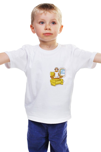 Заказать детскую футболку в Москве. Детская футболка классическая унисекс Полёт от Маргарита Титова - готовые дизайны и нанесение принтов.