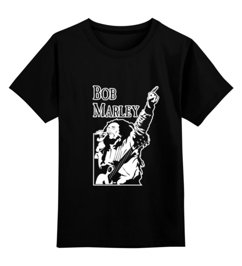 Заказать детскую футболку в Москве. Детская футболка классическая унисекс Боб Марли от luta - готовые дизайны и нанесение принтов.