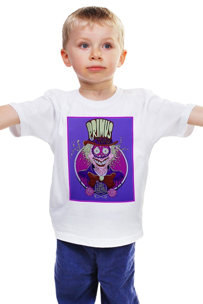 Заказать детскую футболку в Москве. Детская футболка классическая унисекс Primus Band от Leichenwagen - готовые дизайны и нанесение принтов.