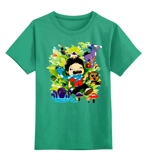 Заказать детскую футболку в Москве. Детская футболка классическая унисекс Природа от ПРИНТЫ ПЕЧАТЬ  - готовые дизайны и нанесение принтов.