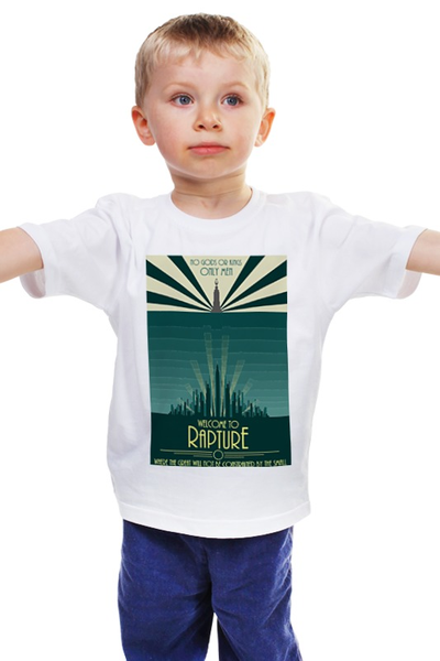 Заказать детскую футболку в Москве. Детская футболка классическая унисекс Bioshock - Only the Great от priceless - готовые дизайны и нанесение принтов.