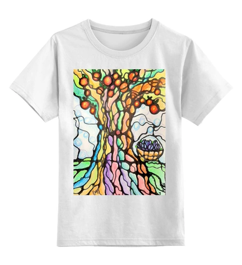 Заказать детскую футболку в Москве. Детская футболка классическая унисекс Чудо - дерево от cinirena@mail.ru - готовые дизайны и нанесение принтов.