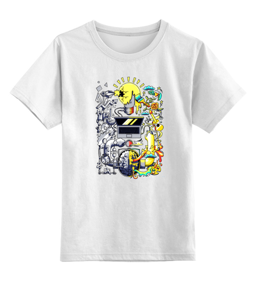Заказать детскую футболку в Москве. Детская футболка классическая унисекс Абракадабра от T-shirt print  - готовые дизайны и нанесение принтов.