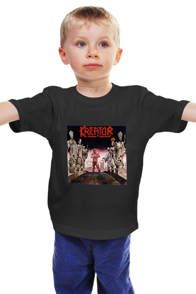 Заказать детскую футболку в Москве. Детская футболка классическая унисекс "Kreator" от Fedor - готовые дизайны и нанесение принтов.