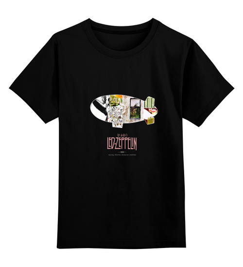 Заказать детскую футболку в Москве. Детская футболка классическая унисекс группа "Led Zeppelin" от Fedor - готовые дизайны и нанесение принтов.
