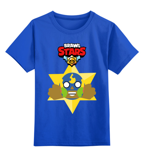 Заказать детскую футболку в Москве. Детская футболка классическая унисекс Brawl Stars от T-shirt print  - готовые дизайны и нанесение принтов.
