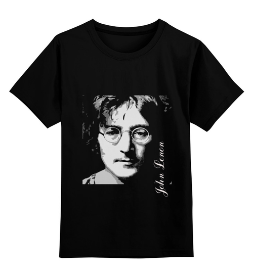 Заказать детскую футболку в Москве. Детская футболка классическая унисекс John Lennon от Goser - готовые дизайны и нанесение принтов.