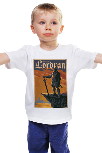Заказать детскую футболку в Москве. Детская футболка классическая унисекс Lordran Poster от priceless - готовые дизайны и нанесение принтов.
