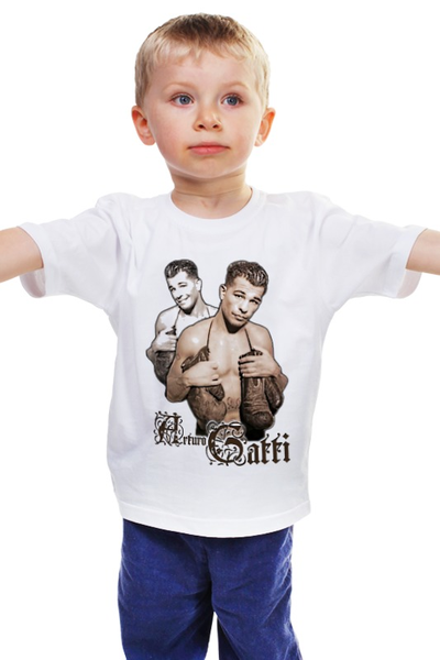 Заказать детскую футболку в Москве. Детская футболка классическая унисекс Arturo Gatti от  ЯрМайка - готовые дизайны и нанесение принтов.