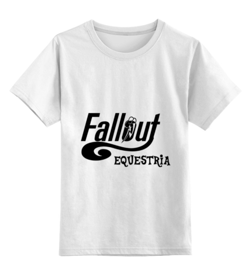 Заказать детскую футболку в Москве. Детская футболка классическая унисекс Fallout Equestria Stable-Tec от Александр Усов - готовые дизайны и нанесение принтов.