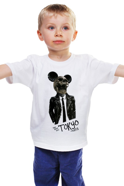 Заказать детскую футболку в Москве. Детская футболка классическая унисекс токио от paul3207421954 - готовые дизайны и нанесение принтов.