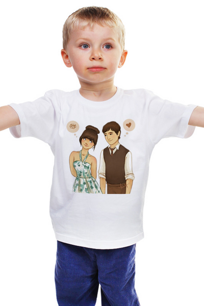 Заказать детскую футболку в Москве. Детская футболка классическая унисекс "Красиво" от jasminshakhnazaryan9 - готовые дизайны и нанесение принтов.
