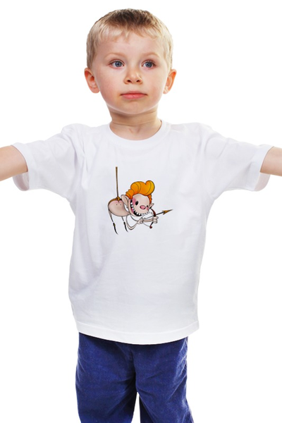 Заказать детскую футболку в Москве. Детская футболка классическая унисекс Амур.   от ПРИНТЫ ПЕЧАТЬ  - готовые дизайны и нанесение принтов.