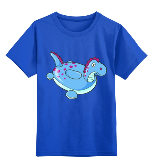 Заказать детскую футболку в Москве. Детская футболка классическая унисекс Динозаврик от nadegda - готовые дизайны и нанесение принтов.