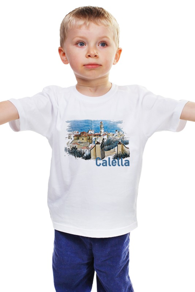 Заказать детскую футболку в Москве. Детская футболка классическая унисекс Calella от mspnru - готовые дизайны и нанесение принтов.
