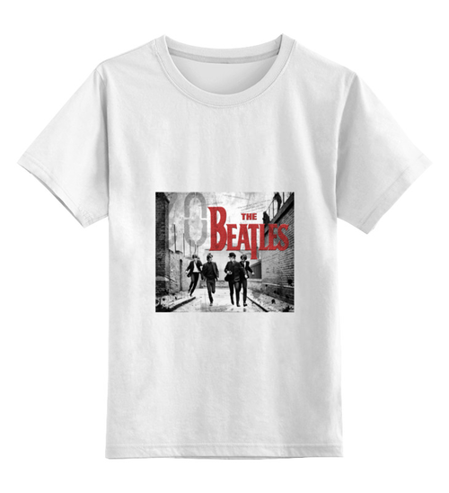 Заказать детскую футболку в Москве. Детская футболка классическая унисекс "The Beatles" от Fedor - готовые дизайны и нанесение принтов.