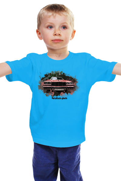 Заказать детскую футболку в Москве. Детская футболка классическая унисекс Атомобиль от NataKoch  - готовые дизайны и нанесение принтов.