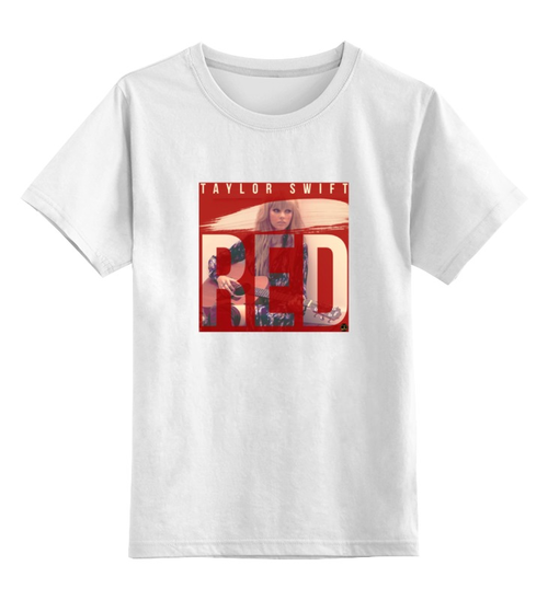 Заказать детскую футболку в Москве. Детская футболка классическая унисекс Taylor Swift от borado - готовые дизайны и нанесение принтов.