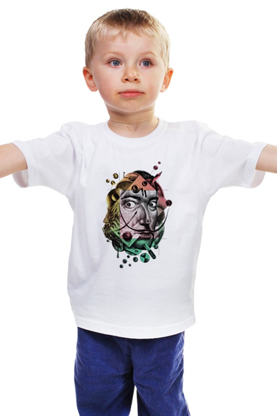 Заказать детскую футболку в Москве. Детская футболка классическая унисекс Сальвадор Дали от printik - готовые дизайны и нанесение принтов.