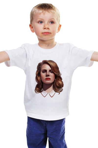Заказать детскую футболку в Москве. Детская футболка классическая унисекс Lana del Rey от Анна Андреева - готовые дизайны и нанесение принтов.