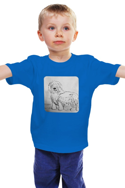 Заказать детскую футболку в Москве. Детская футболка классическая унисекс Верный друг от mrs-snit@yandex.ru - готовые дизайны и нанесение принтов.
