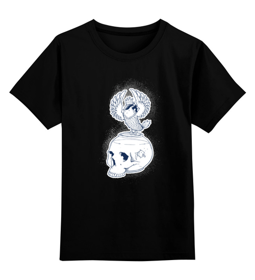 Заказать детскую футболку в Москве. Детская футболка классическая унисекс FISH SCULL / череп аквариум от crash - готовые дизайны и нанесение принтов.