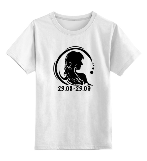 Заказать детскую футболку в Москве. Детская футболка классическая унисекс Дева. от Чингиз Суразов - готовые дизайны и нанесение принтов.