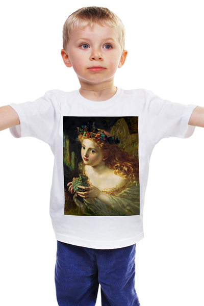 Заказать детскую футболку в Москве. Детская футболка классическая унисекс Take the Fair Face of Woman от trend - готовые дизайны и нанесение принтов.