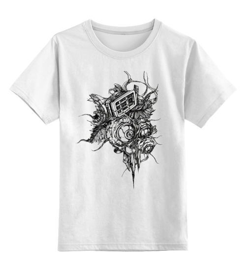 Заказать детскую футболку в Москве. Детская футболка классическая унисекс sdis от Sdis - готовые дизайны и нанесение принтов.