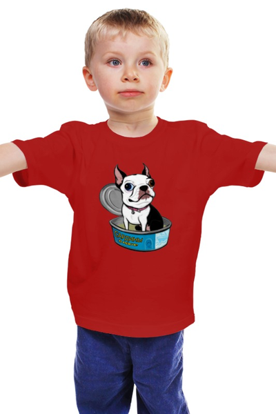 Заказать детскую футболку в Москве. Детская футболка классическая унисекс Моя любимая...Сардинка... от Pinky-Winky - готовые дизайны и нанесение принтов.