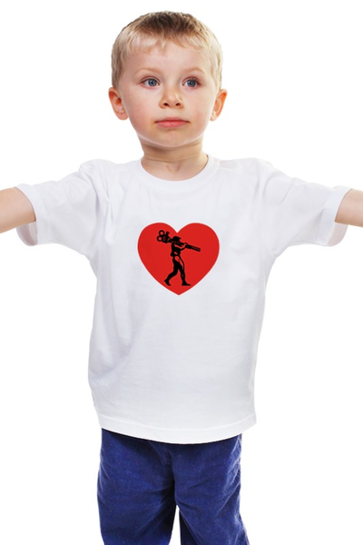 Заказать детскую футболку в Москве. Детская футболка классическая унисекс Человек с киноаппаратом от Карен  - готовые дизайны и нанесение принтов.