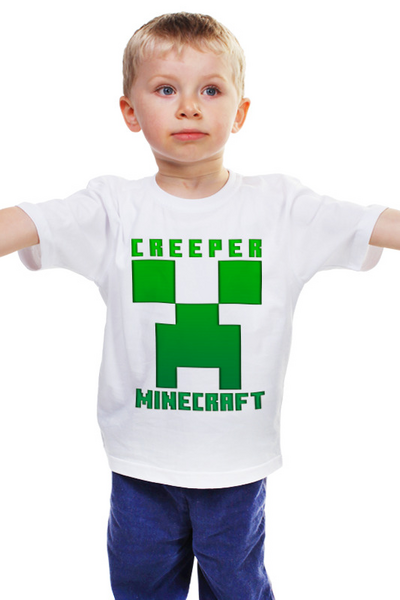 Заказать детскую футболку в Москве. Детская футболка классическая унисекс ❖Майнкрафт❖ от balden - готовые дизайны и нанесение принтов.