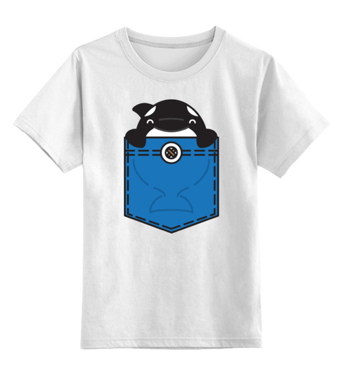 Заказать детскую футболку в Москве. Детская футболка классическая унисекс Касатка от fanart - готовые дизайны и нанесение принтов.